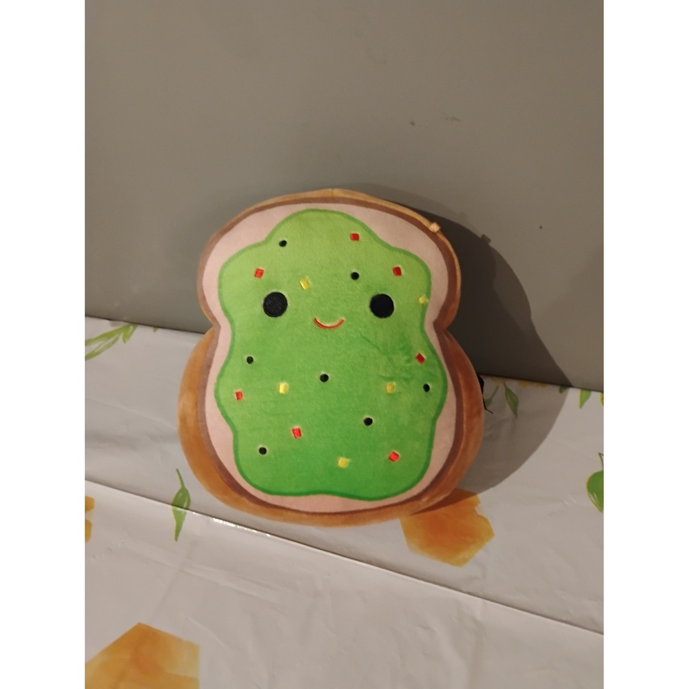 Squishmallows Sinclair the Avocado Toast 8 Inch Plush Foodie Collection Brown